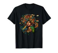 Potenziato bellezza africana vibrante arte afro Maglietta
