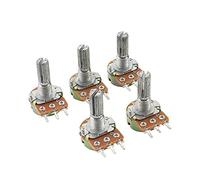 Potenziometri WH148 con albero da 20 mm, 3 pin, conico lineare, potenziometro rotativo, 1K, 2K, 5K, 10K, 20K, 50K, 100K, 500K, 1M Ohm, resistore variabile (100K Ohm)
