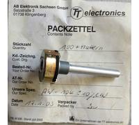 POTENZIOMETRO 00,1K AW R 100Ohm +-10% LIN AB ELEKTRONIK TT - Made In Germany