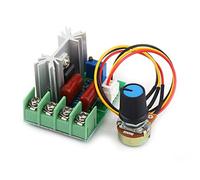 Potenziometro 220V, Regolatore di velocità 220V, Regolatore Scr 220v, 2000w Regolatore di Tensione Elettrico Scr Regolatore di Temperatura/velocità del Motore Dimmer Luminoso
