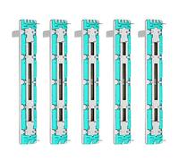 Potenziometro a diapositiva, Potenziometro Slide Doppio Lineare,5 Pezzi Fader per miscelatore Potenziometro a scorrimento B10K Fader del mixer a scorrimento dritto a doppio canale per molteplici scopi