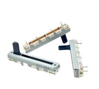 Potenziometro a scorrimento diretto a collegamento singolo da 4,5 mm, lunghezza albero 10 mm, 3 pin, 1 pezzo