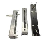 Potenziometro a scorrimento diretto da 7,4 cm, 100 KB, collegamento singolo, 2 x lunghezza albero 2 mm, 1 pezzo