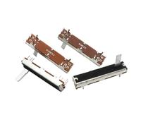 Potenziometro a scorrimento dritto a due canali lungo 45 mm 4,5 cm B10K B100K 10 pezzi (10K Ohm)