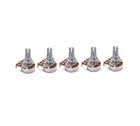 Potenziometro B10k per Chitarra e Basso Marrone, 5 Pezzi | Ottone, Bassa Frizione e Audio Taper, Modello Pg201b, per Elettronica Strumentale