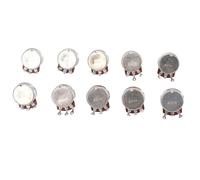 Potenziometro da 25k, Pentole di Chitarra Elettrica del Filo Metrico M8 con Cono Standard per, Manopole per Chitarra a Basso Ad Albero da 18 Mm per Controllo del Tono del (A25K)