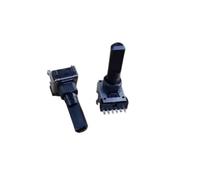 Potenziometro doppio a 6 pin RK12 B10K B 50K Lunghezza albero piegato 23 mm 2 pezzi(50K Ohm)