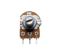 Potenziometro lineare WH148 B2M da 20 pezzi, albero da 15 mm, con dadi e rondelle, 3 pin