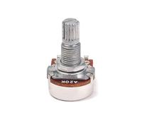 Potenziometro per Chitarra Elettrica Gp202 A20k 18mm | Shaft Diviso, Plastica e Metallo, Controllo Audio 10k Ohm, Compatibile con Pomelli Standard