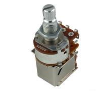 Potenziometro push pull per chitarra, 18 mm, lungo albero diviso, 250 K, 500 K, conico lineare audio, per chitarra elettrica e basso, cablaggio bobina Tap Phase Se(A500K)