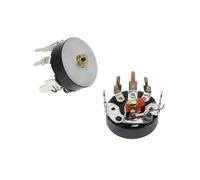 Potenziometro radio ad angolo retto RV12 da 10K RV12MM B503 B103 B10K B50K Amplificatore di potenza Volume con interruttore 20 pezzi(B10K 103)