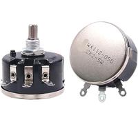Potenziometro rotativo Potenziometro rotativo a filo avvolto WX112 3W a giro singolo, 3 pin, resistenze multiple, confezione da 2(47K Ohm)