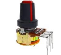 Potenziometro rotativo Potenziometro rotativo con interruttore WH148 15 mm Confezione da 5 lineare 5K-500K Ohm(50K Ohm)