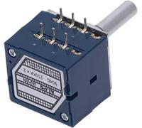 Potenziometro rotativo Potenziometro rotativo del volume ALPS RK27 a 6 pin 10K/20K/50K/100K/250K/500K albero 25x6mm(20k)