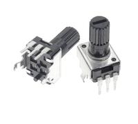 Potenziometro RV09 Verticale Orizzontale Tipo 15/20mm10K 50K 100K 5K 1K 2K WH09 Resistore regolabile 0932 1 pz(Vertical 20MM,2K Ohm)