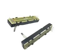 Potenziometro scorrevole tipo traccia 2PCS RA45D2F B10K × 2 con una lunghezza totale di 72 mm e 6 pin