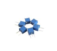 potenziometro Trimmer multigiro 10 pezzi Trimpot Potenziometro trimmer 3266W 50 100 200 500 ohm 1K 2K 5K 10K 20K 50K 100K 200K 500K 1M ohm 103 100R 200R 500R(500 Ohm)