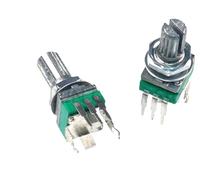 Potenziometro verticale da 5 pezzi con staffa, maniglia da 15 mm, senza ingranaggio, 3 piedi B1K B5K B10K B20K B50K B100K(5K Ohm)