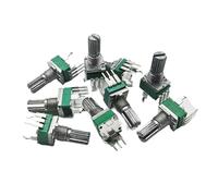 Potenziometro verticale singolo RK097N sigillato da 5 pezzi, maniglia B1K, B20K, B50K, B100K-B1M, fiori da 15 mm(500K Ohm)