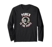 Potere al Popolo Icona Storia Nera Maglia a Manica