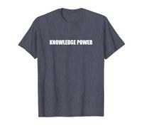Potere della Conoscenza Maglietta, Uomo, Pervinca, 3XL