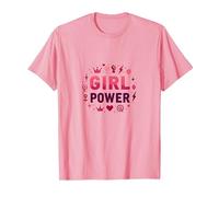 Potere della Ragazza: potenziare la Forza e l'unità Femminile Maglietta, Uomo, Rosa, XL