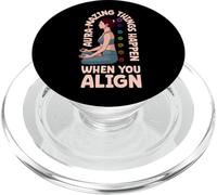 Potere dell'aura - Allineare i chakra PopSockets PopGrip per MagSafe