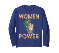 Potere delle Donne Guerriera Mitica Atena Storia Maglia a Manica