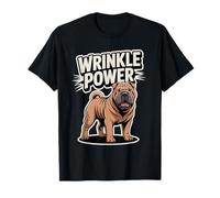 Potere delle Rughe - Design feroce Shar-Pei Dog Maglietta