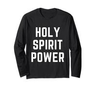 Potere dello Spirito Santo Abbigliamento Cristiano Adorazione della Fede Maglia a Manica