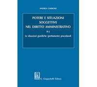 Potere e situazioni soggettive nel diritto amministrativo. Vol. 2/2: Le situazioni giuridiche (prettamente) procedurali