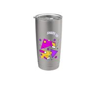 Potere Geometrico Pop Forme Astratte Bilanciate Bicchiere termico in acciaio inox doppia parete