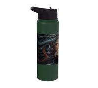 Potere reale del leone Stainless Steel Insulated Water Bottle