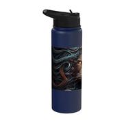 Potere reale del leone Stainless Steel Insulated Water Bottle