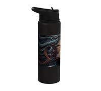 Potere reale del leone Stainless Steel Insulated Water Bottle