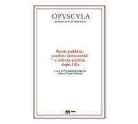 Poteri pubblici, conflitti istituzionali e cultura politica dopo Silla