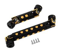 Pothyes 1/24 CNC Nero Rivestimento Ottone Centro Albero di Trasmissione per Axial SCX24 RC Crawler Aggiornamento Parti (AXI90081 Deadbolt)
