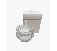 Potiche Scatola vetro con Candela profumata 10x9 cm BOMBONIERA 1D68