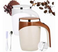 POTKFMN Tazza da Caffè a Mescolamento Automatico, Automatica Ricaricabile per Mescolare, Elettrica per Agitazione, Tazza da Caffè che si Mescola da Sola (Two Pcs)
