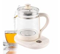 Potole per la salute elettrica automatica da 1,8 litri, bollitore multifunzionale e studità, materiale in acciaio inossidabile 304, riserva 24 ore su 24, tempi gratuiti, menu multipli