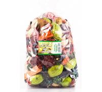 Potpourri Profumato Mela con Cannella - Pacchetto Grande 1100 ml ≈ 150-190 g | Decorazione Floreale per la Casa | Fiori Secchi per Vaso, Soggiorno, Camera da Letto, Bagno | Aroma di Mela e Cannella