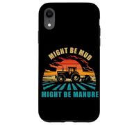 Potrebbe essere fango potrebbe essere letame fango amante agricolo trattore Custodia per iPhone XR