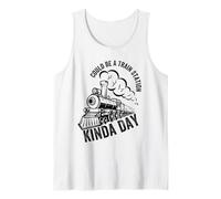 Potrebbe Essere Una Stazione Ferroviaria Tipo di Giorno Vintage Western Country Canotta