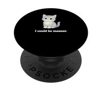 Potrei essere cattivo, divertente e carino gattino PopSockets PopGrip Adesivo
