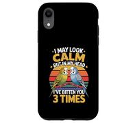 Potrei sembrare calmo, ma nella mia testa ti ho morso 3 volte Custodia per iPhone XR