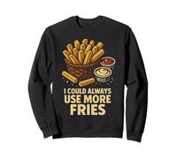Potrei Sempre Usare più Patatine Fritte Ketchup Mayo Felpa