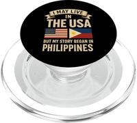 Potrei vivere negli Stati Uniti ma la mia storia è iniziata nelle Filippine PopSockets PopGrip per MagSafe
