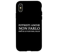 potresti anche non far però se lo vuoi fare fallo Custodia per iPhone X/XS