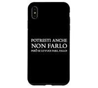 potresti anche non far però se lo vuoi fare fallo Custodia per iPhone XS Max