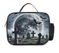 POTSCBVW Above The Cemetery - Borsa termica per il pranzo, con fibbia di sicurezza, a prova di perdite, per lavoro, palestra, picnic, viaggi e attività all'aperto